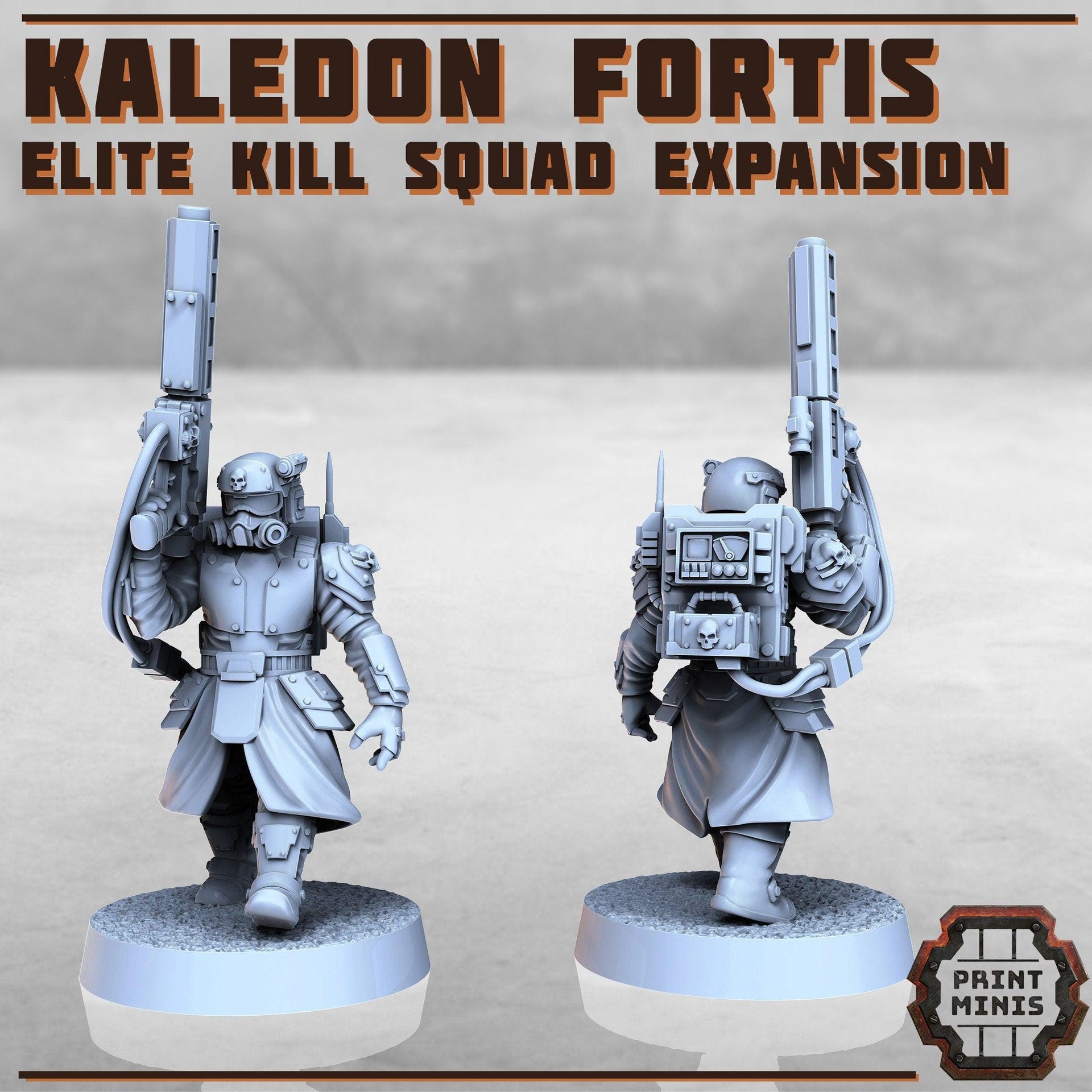 Kaledon Fortis Elite Troops Expansion - Print Minis | Sci Fi | Light Infantry | Imperial | 28mm Heroic | Veteran | Guard | Soldier