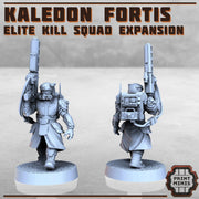 Kaledon Fortis Elite Troops Expansion - Print Minis | Sci Fi | Light Infantry | Imperial | 28mm Heroic | Veteran | Guard | Soldier