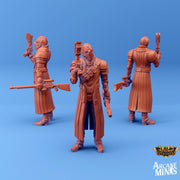 Human Mercenary Gunslinger- Arcane Minis | 32mm | Carren Crew | Pirate | Rogue | Bandit