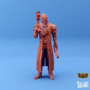 Human Mercenary Gunslinger- Arcane Minis | 32mm | Carren Crew | Pirate | Rogue | Bandit