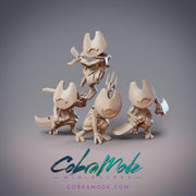 Nemesis 14 15 16 and 17, Demon Ninja Squad - CobraMode | Miniature | Wargaming | Roleplaying Games | 32mm | 54mm