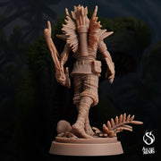 Sahuagin Ranger - Arcane Minis | 32mm | Dino Domination | Scout | Rogue | Bandit