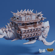 Korranir Class Dreadnought - Arcane Minis | 32mm | 131 CM (4ft) Long! | Airship | Beast | Huge