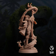 Sahuagin Druid - Arcane Minis | 32mm | Dino Domination | Fishfolk | Sorcerer
