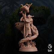 Sahuagin Druid - Arcane Minis | 32mm | Dino Domination | Fishfolk | Sorcerer
