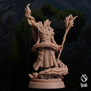 Sahuagin Warlock - Arcane Minis | 32mm | Dino Domination | Fishfolk | Sorcerer