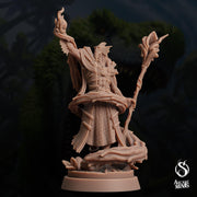 Sahuagin Warlock - Arcane Minis | 32mm | Dino Domination | Fishfolk | Sorcerer