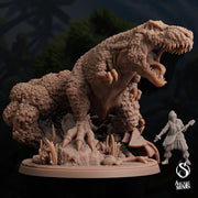 Phylochos Tyrannosaurus, Tree Rex - Arcane Minis | 32mm | Dino Domination | Elemental | Dinosaur