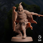 Titarian Town Guard - Arcane Minis | 32mm | Dino Domination | Fighter | Knight | Soldier