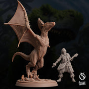 Featherscale Raptor - Arcane Minis | 32mm | Dino Domination | Flying Velociraptor | Dinosaur