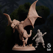 Featherscale Raptor - Arcane Minis | 32mm | Dino Domination | Flying Velociraptor | Dinosaur