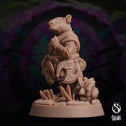 Cappy Ranger, Capybara Scout - Arcane Minis | 32mm | The Skybreaker Chronicles | Capybara folk
