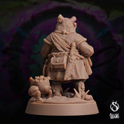 Cappy Ranger, Capybara Scout - Arcane Minis | 32mm | The Skybreaker Chronicles | Capybara folk
