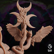 Cappy Druid, Capybara Shaman - Arcane Minis | 32mm | The Skybreaker Chronicles | Capybara folk