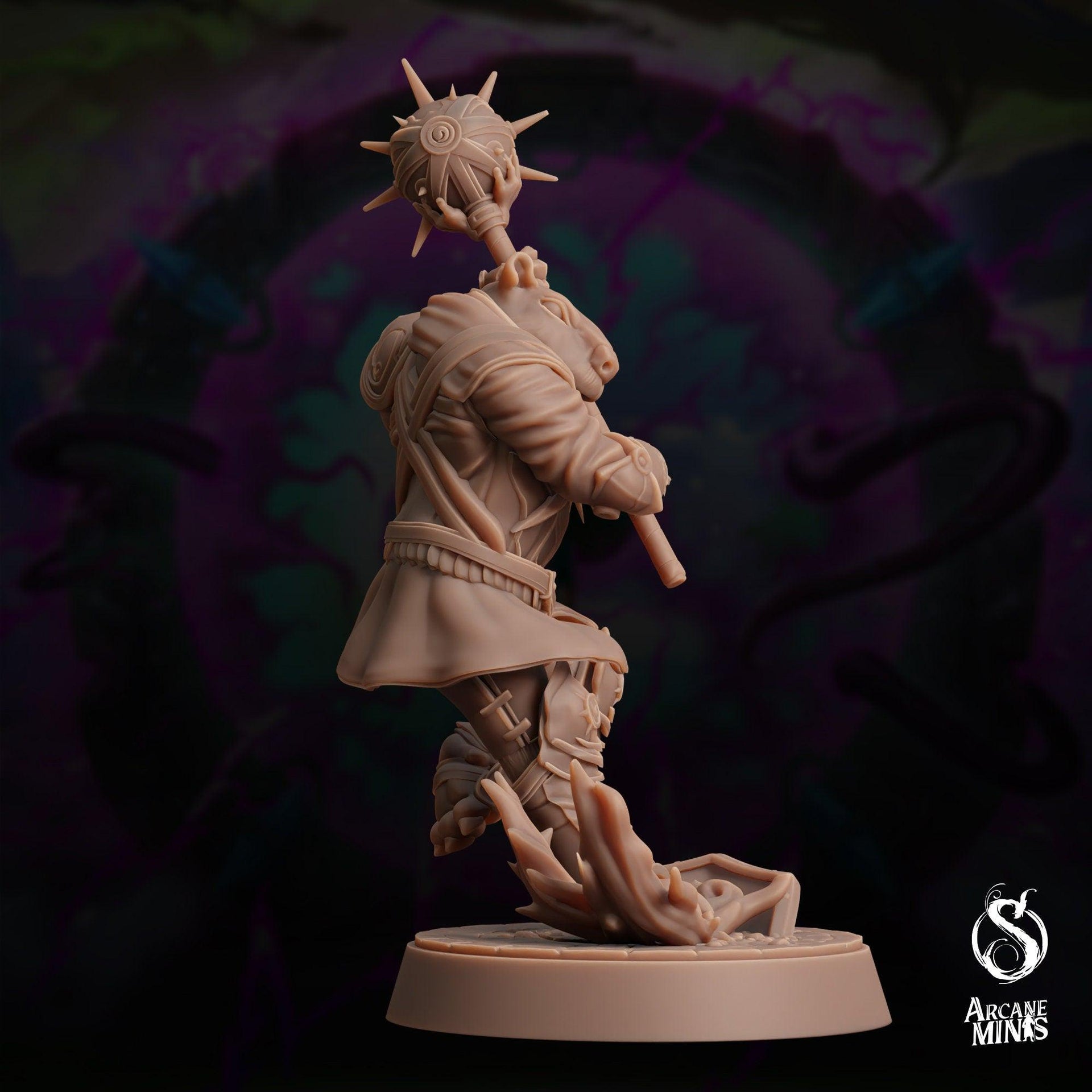 Cappy Paladin, Capybara Knight- Arcane Minis | 32mm | The Skybreaker Chronicles | Capybara folk