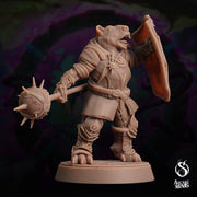 Cappy Paladin, Capybara Knight- Arcane Minis | 32mm | The Skybreaker Chronicles | Capybara folk