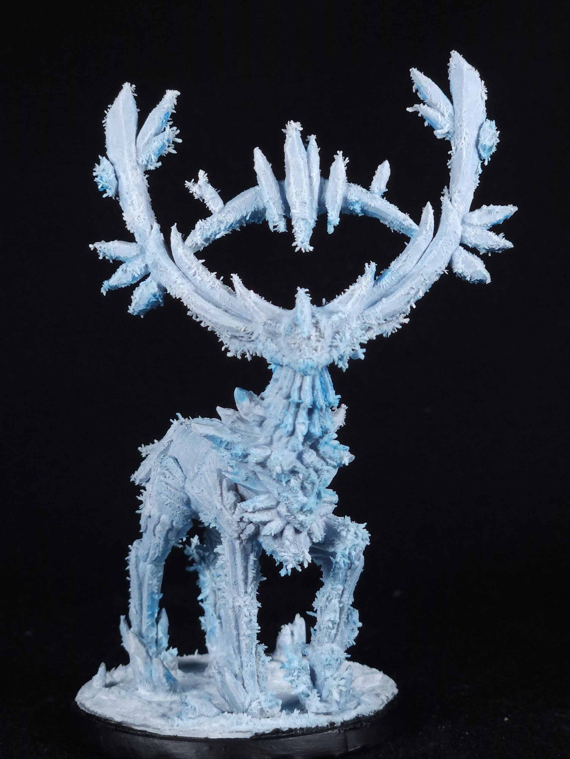 Moonshard Golem, Crystal Deer - Sordane Publishing | 28mm and 32mm | Wargaming | DnD | Tabletop Roleplaying