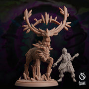 Moonshard Elemental, Crystal Deer - Arcane Minis | 32mm | The Skybreaker Chronicles | Construct | Gem