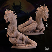 Scaleburn Basilisk - Arcane Minis | 32mm | Monster Madness | Dragon | Huge | Behir