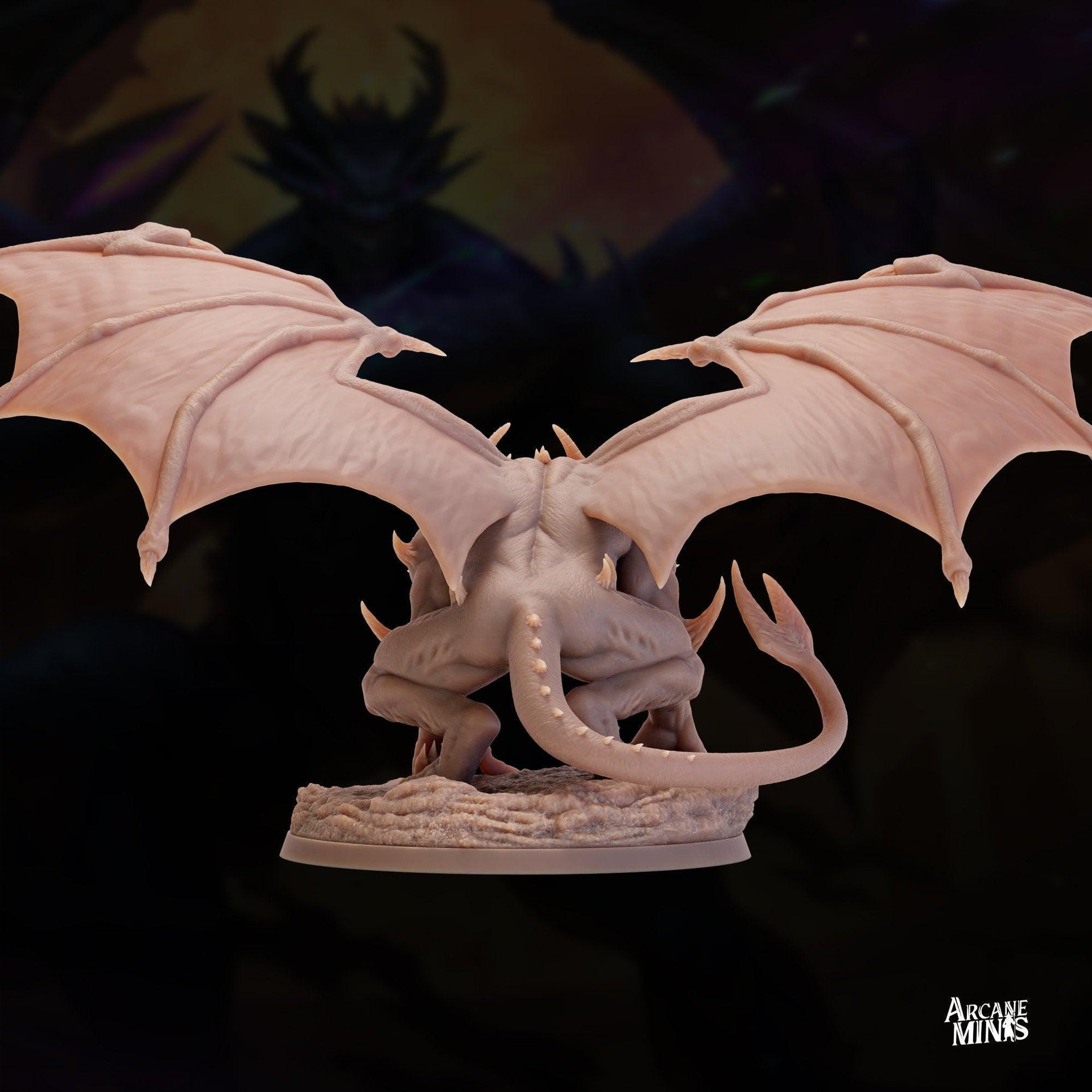 Pitch Demon - Arcane Minis | 32mm | Monster Madness | Devil | Champion | Lord