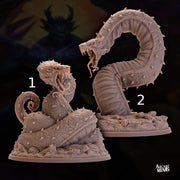 Quaketail Serpent - Arcane Minis | 32mm | Monster Madness | Dragon | Huge | Snake