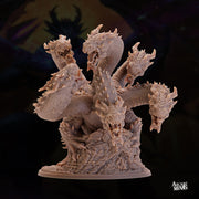 Hexblood Hydra - Arcane Minis | 32mm | Monster Madness | Dragon | Huge