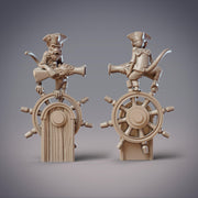 Monkey Guard Hazi, Chimp Pirate - CobraMode | Miniature | Wargaming | Roleplaying Games | 32m | Sailor