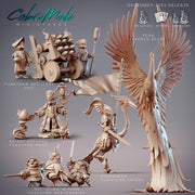 YuanYang Mage Bright Expanse - CobraMode | Miniature | Wargaming | Roleplaying Games | 32m | Duck | Birdfolk