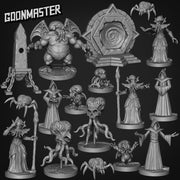 Psionic Squid - Goonmaster | Miniature | Wargaming | Roleplaying Games | 32mm | Warlock | Sorcerer | Psychic