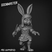 Rabbit Rogue- Goonmaster | Bunny Brigade Miniature | Wargaming | Roleplaying Games | 32mm | Thief | Bandit