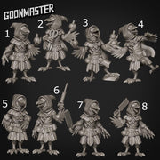 Plague Bird - Goonmaster | Plague Birds | Miniature | Wargaming | Roleplaying Games | 32mm | Plague Doctor | Crow