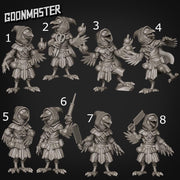 Plague Bird - Goonmaster | Plague Birds | Miniature | Wargaming | Roleplaying Games | 32mm | Plague Doctor | Crow