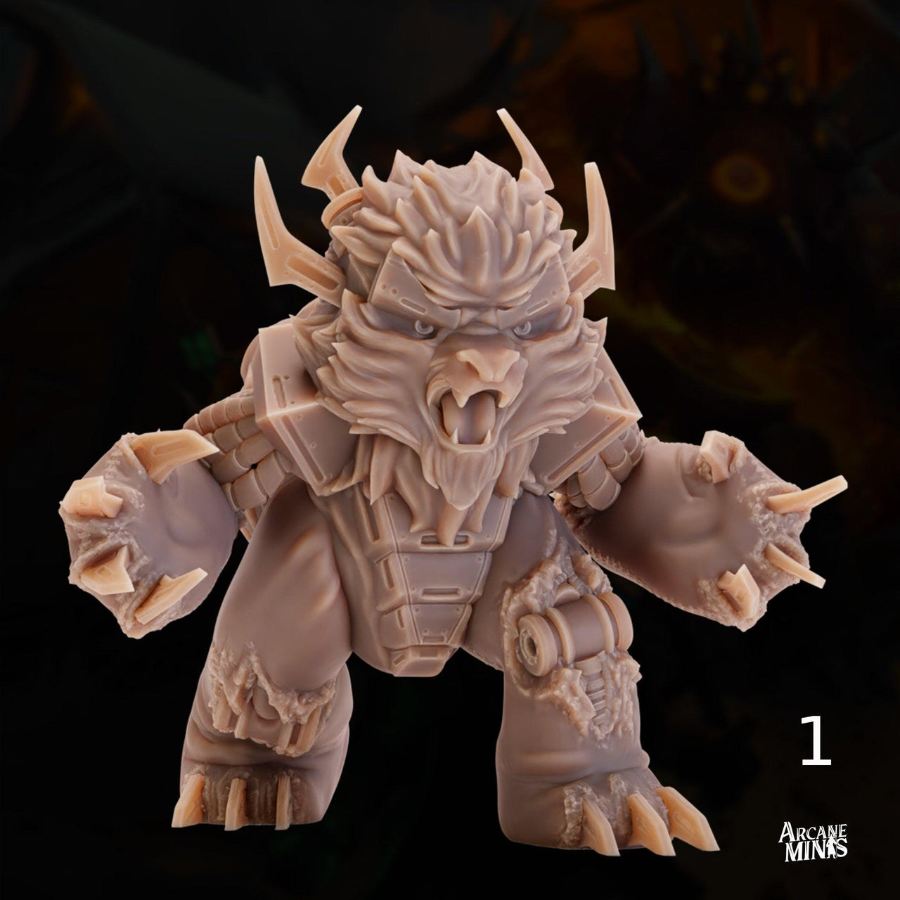 Plushy Grimhulk - Arcane Minis | 32mm | Toymakers Terror | Toy Demon | Robot