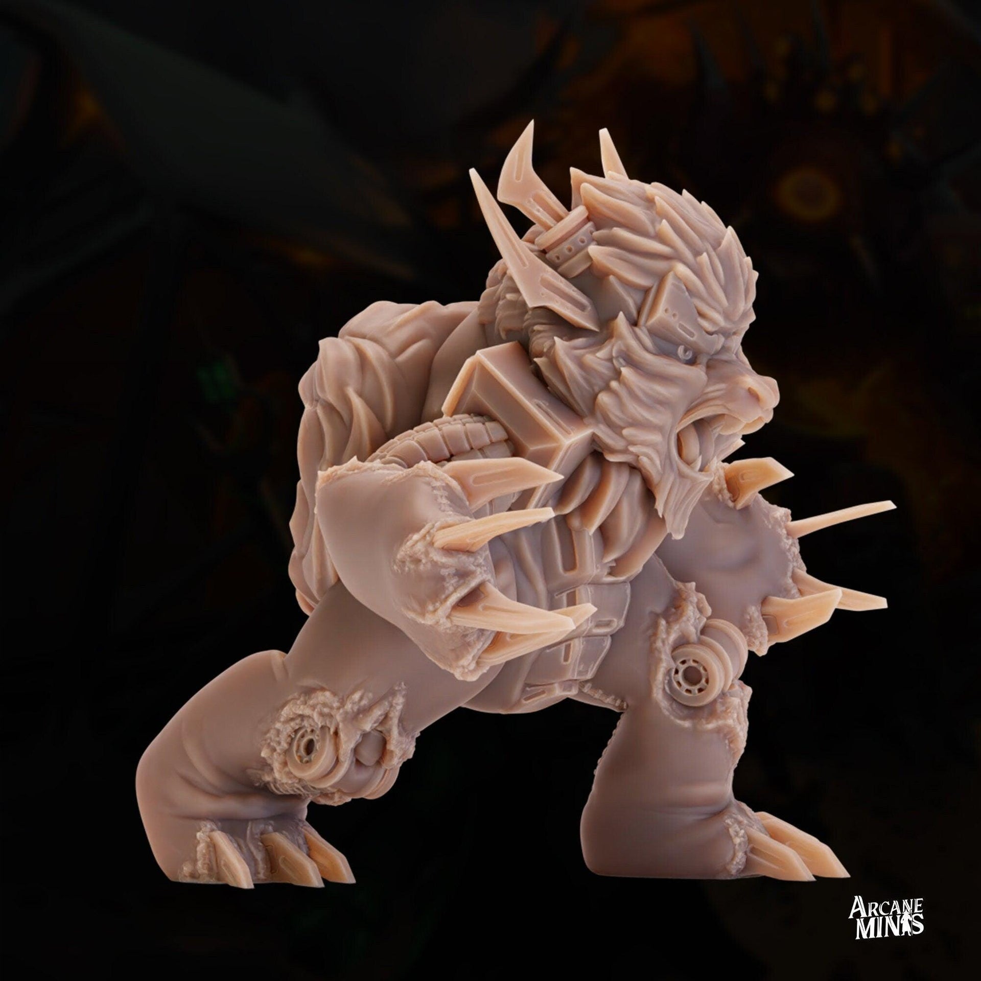 Plushy Grimhulk - Arcane Minis | 32mm | Toymakers Terror | Toy Demon | Robot