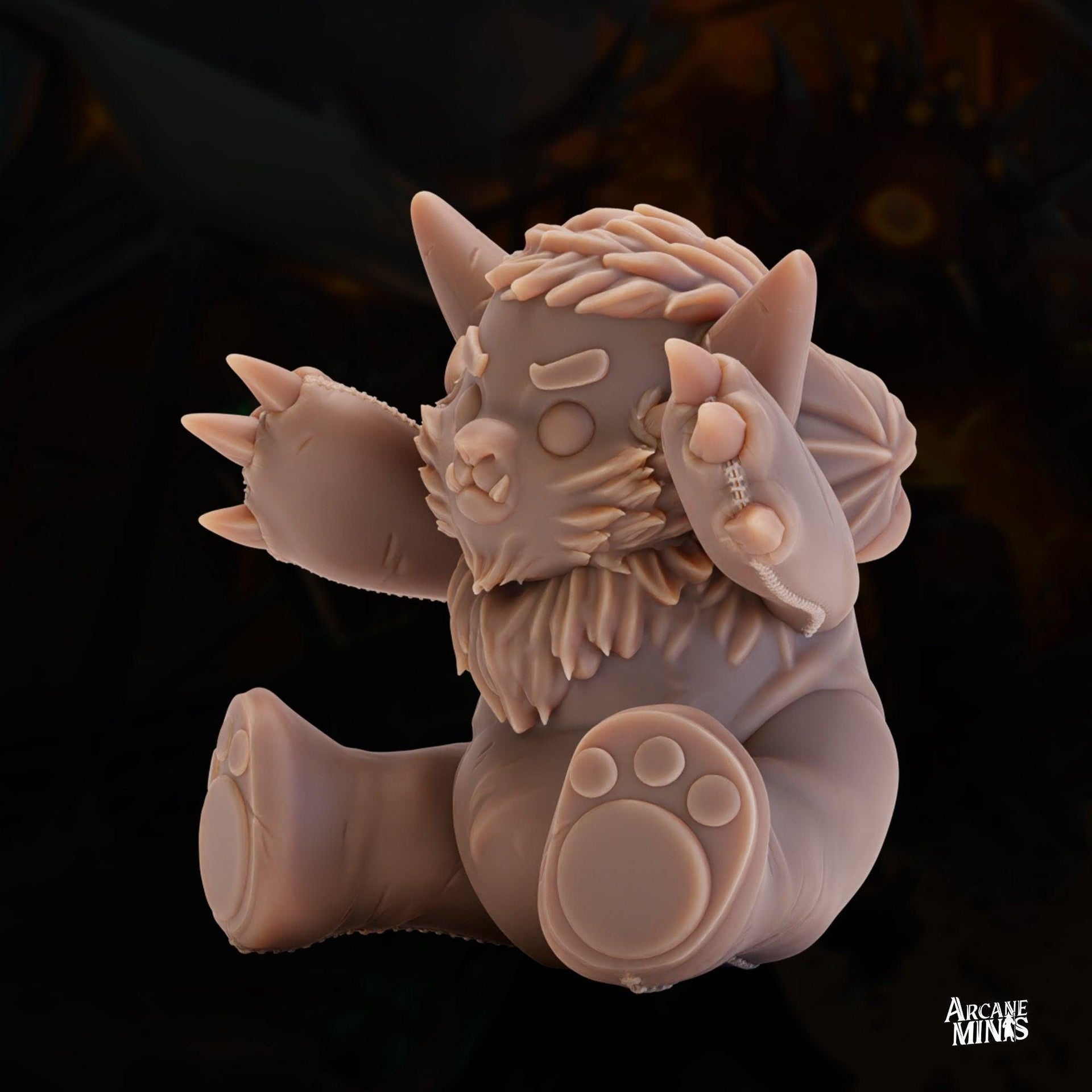 Plushy Grimhulk - Arcane Minis | 32mm | Toymakers Terror | Toy Demon | Robot