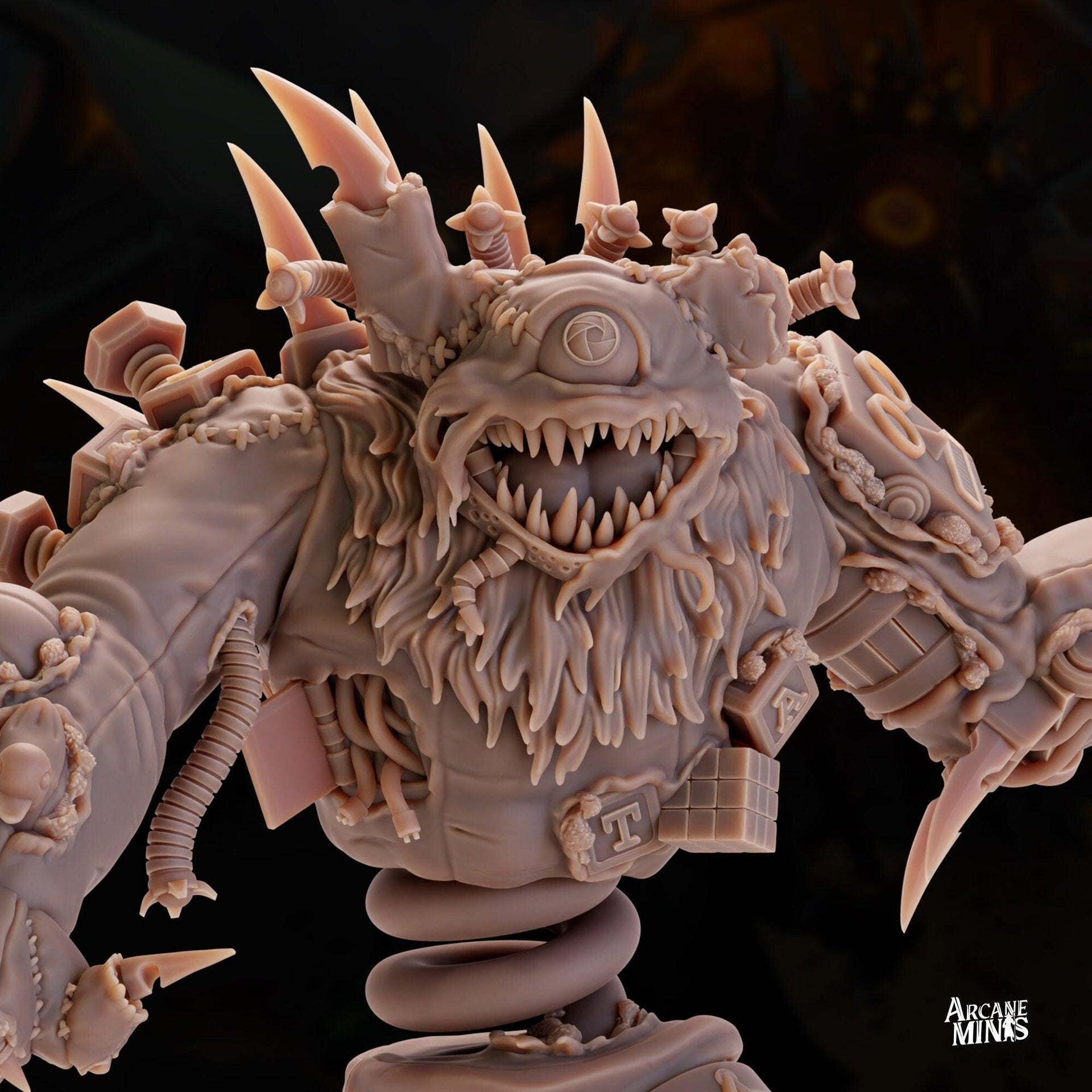 Nightmare Amalgamation - Arcane Minis | 32mm | Toymakers Terror | Toy Demon | Elemental