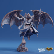 Drekon Seer Younger- Arcane Minis | 32mm | Dragon Folk | Sorcerer | Wizard