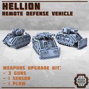 Hellion, Demolitions Vehicle - Print Minis | Sci Fi | Tank | Drone | Crawler