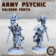 Kaledon Psyker- Print Minis | Sci Fi | Light Infantry | Imperial | 28mm Heroic | Psychic