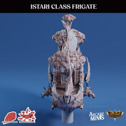 Istari Frigate - Arcane Minis | 32mm | Destroyer | Sails | Pirate Ship | Elf | Tree | Forest