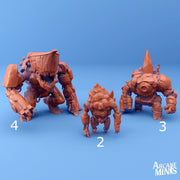 Sordalite Golem - Arcane Minis | 32mm | Huge | Airship | Crystal | Boat | Steampunk