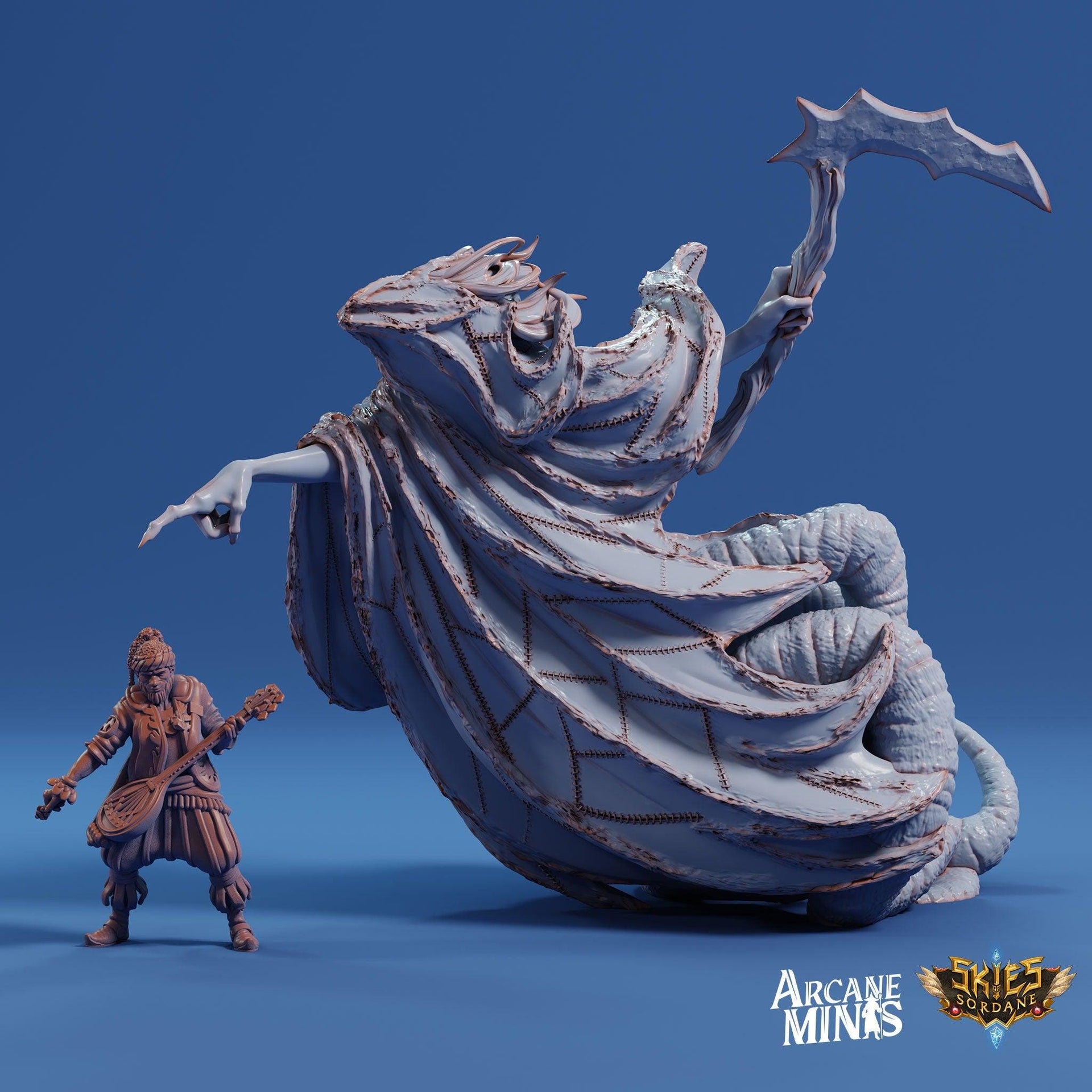 Ethershade - Arcane Minis | 32mm | The Nightmare Express | Ghost | Wraith | Rags | Demon | Devil | Death