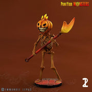 Soldier Pumpkins - Print Your Monsters | D&D | 32mm | Summon | Golem | Elemental | Demon | Skeleton | Giant