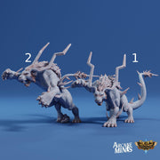 Abyssal Bonestalker, Lion Demon - Arcane Minis | The Tangled Hunt | 32mm | Alien | Tiger
