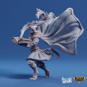 Kizaru Sorcerer- Arcane Minis | The Tangled Hunt | 32mm | Catfolk | Wizard | Spell Effect