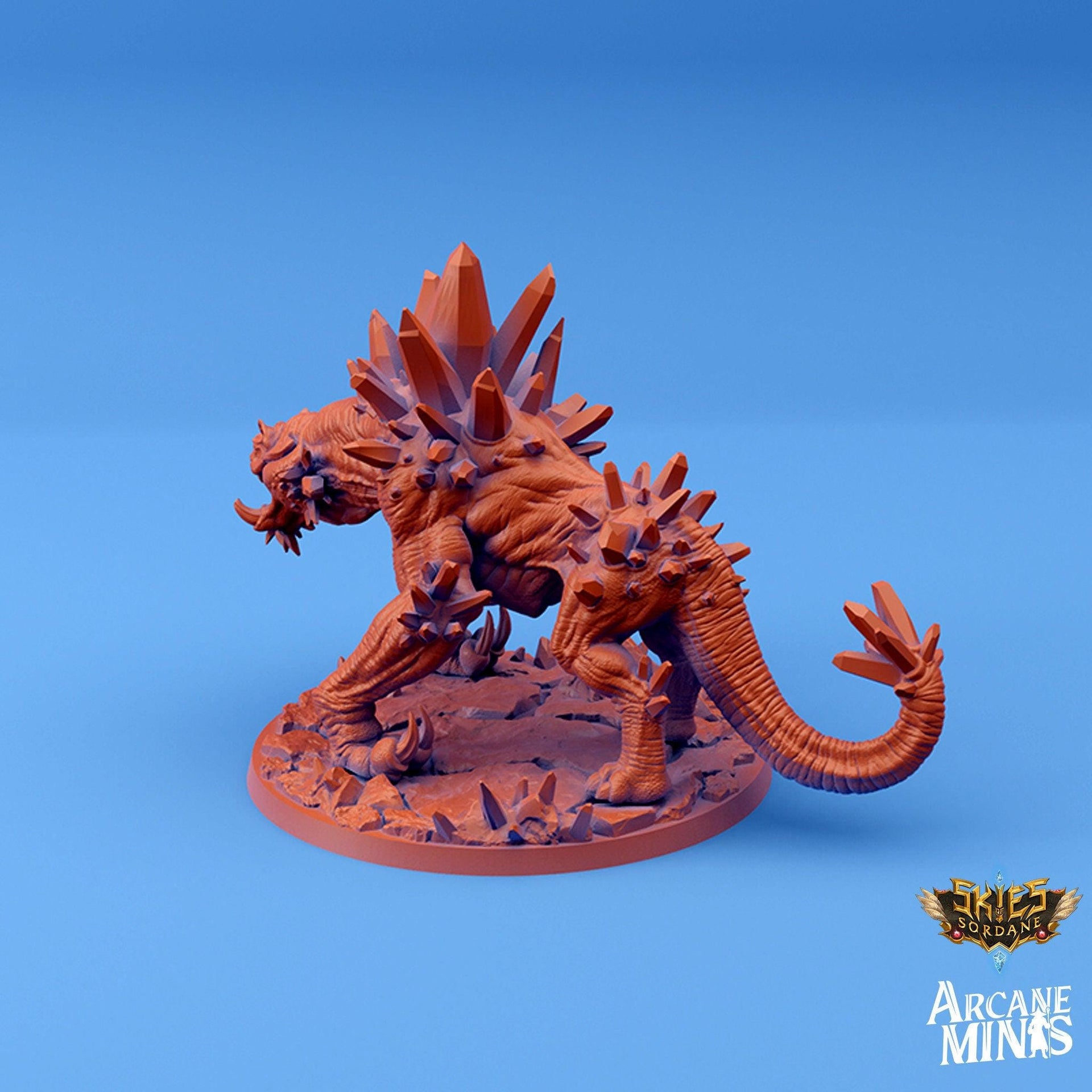 Suthonaur, Crystal Monster - Arcane Minis | 32mm | Alien | Demon | Gem