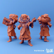 Witch Girl - Arcane Minis | 32mm | Sorcerer | Child | Mask | Cat