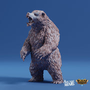 Crag Bear - Arcane Minis | 32mm | Risky Racing | Grizzly | Brown