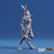 Warrel Rogue - Arcane Minis | 32mm | Risky Racing | Rabbit Folk | Bandit | Thief