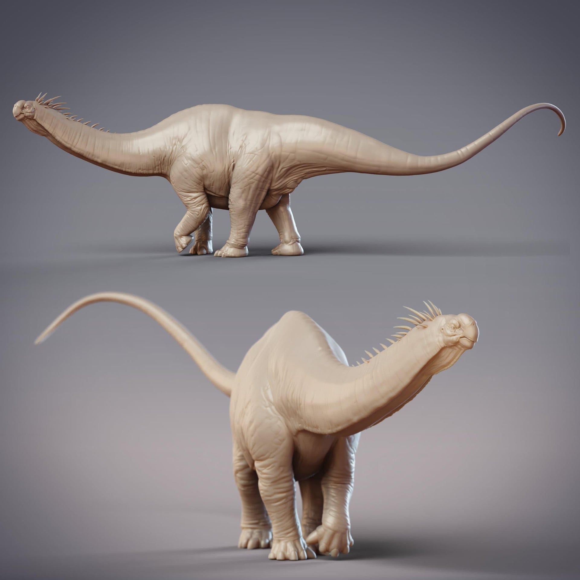 Rostrosaurus, long neck dinosaur - CobraMode | Miniature | Wargaming | Roleplaying Games | 32mm | 54mm